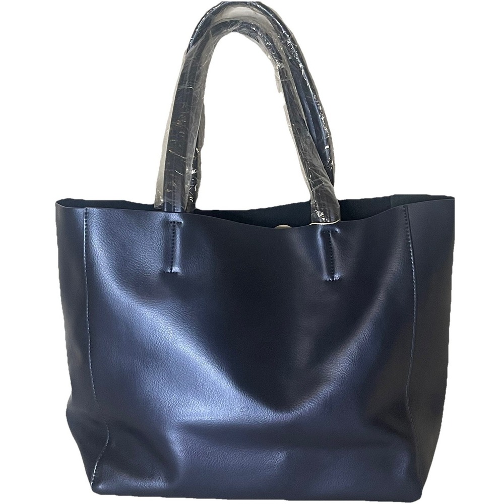 ILI Blue Satchel Bag NWT Removable Lining Crossbody Strap Convertible‎ Purse